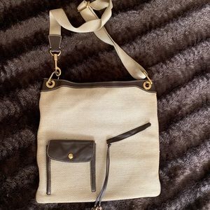 Loro Piana Linen Cross Body Purse